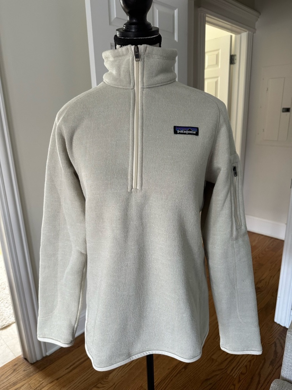 Patagonia Cream Half-Zip Fleece Pullover